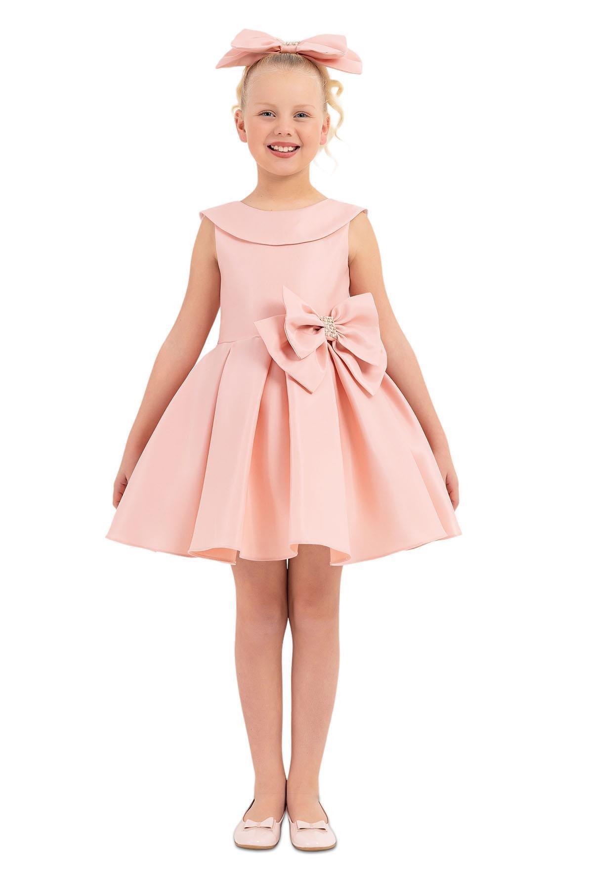 Pamina Kız Çocuk Pembe Elbise 33100PR