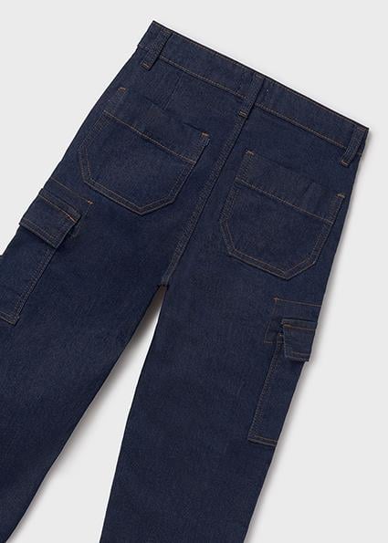 Pantolon-Denim Kargo