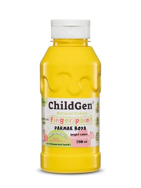 PARMAK BOYA 3'LÜ SET - (350 ml x 3) TURUNCU SARI MOR