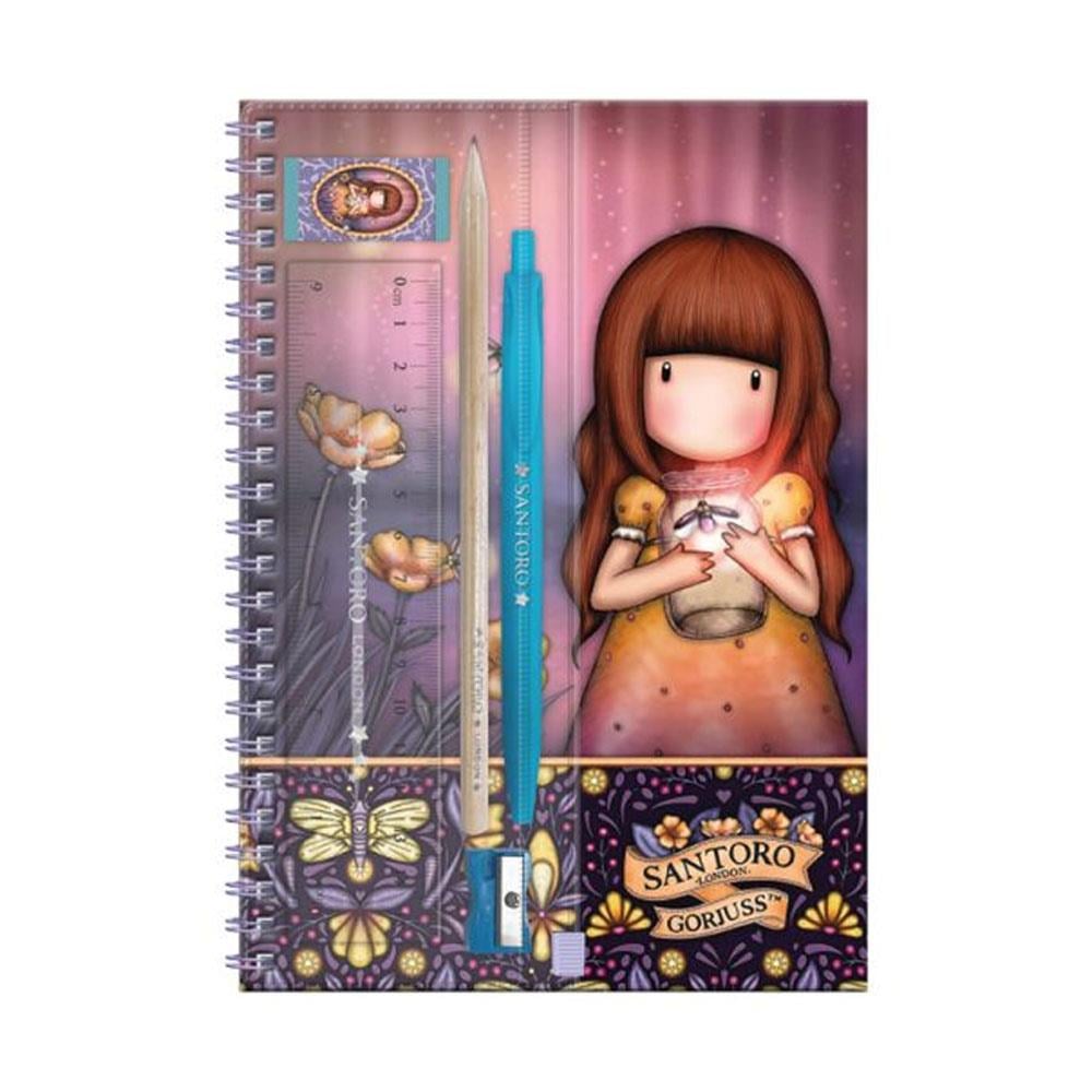 Santoro Gorjuss Firefly Dawn A5 Defter ve Kırtasiye Seti 1344GJ02