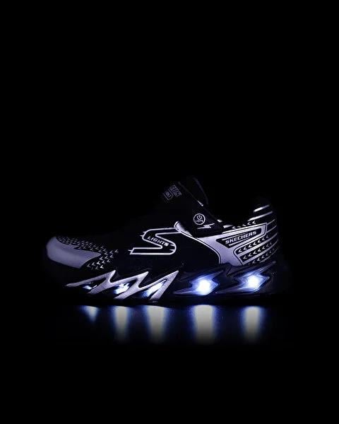 Skechers Flex Glow Bolt Siyah Erkek Çocuk Işıklı Spor Ayakkabı