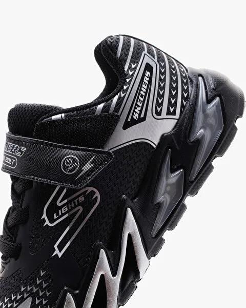 Skechers Flex Glow Bolt Siyah Erkek Çocuk Işıklı Spor Ayakkabı
