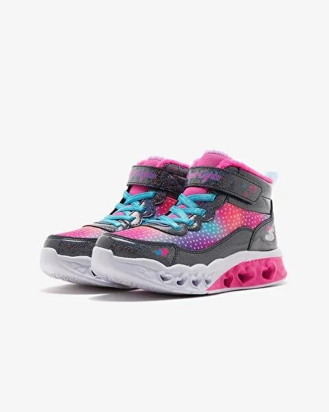 Skechers Flutter Heart Lights -Simple Kız Çocuk Lacivert Işıklı Bot