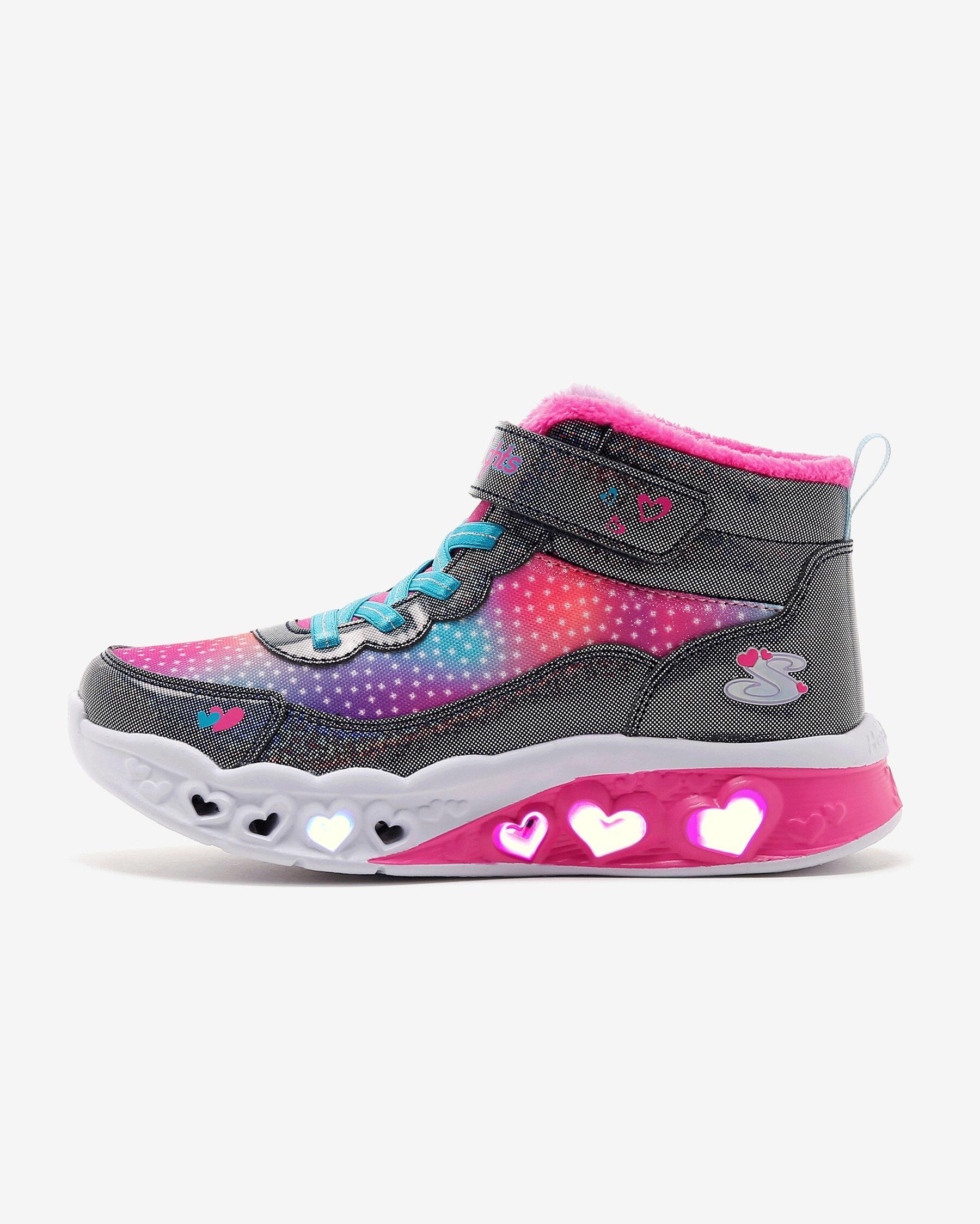 Skechers Flutter Heart Lights -Simple Kız Çocuk Lacivert Işıklı Bot