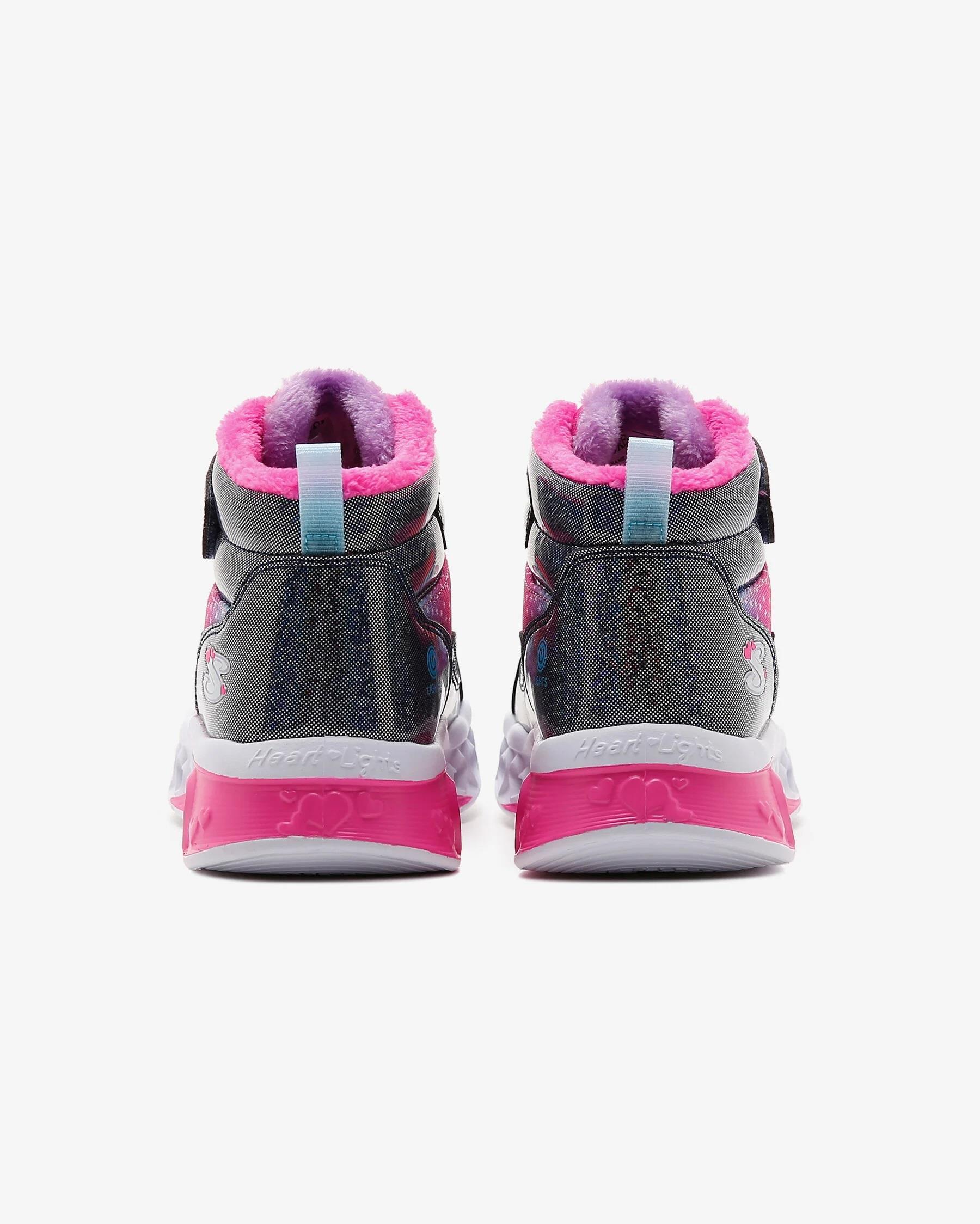 Skechers Flutter Heart Lights -Simple Kız Çocuk Lacivert Işıklı Bot