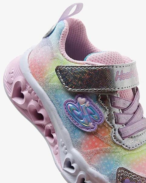 Skechers Flutter Heart Lights Simply L Kız Çocuk Gri Işıklı Spor Ayakkabı