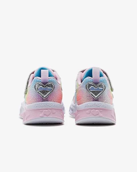 Skechers Flutter Heart Lights Simply L Kız Çocuk Gri Işıklı Spor Ayakkabı