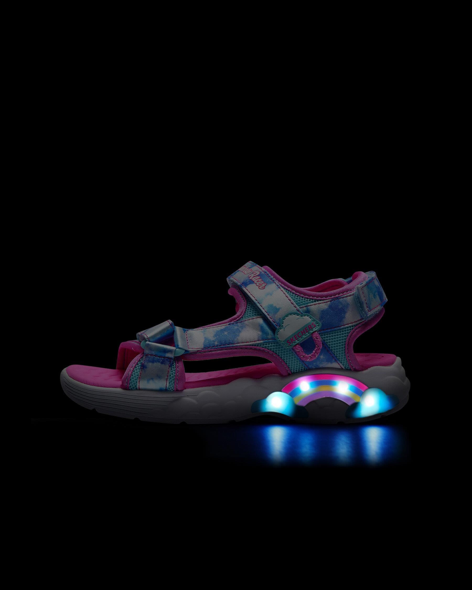 Skechers Rainbow Racer Kız Çocuk Mavi Sandalet