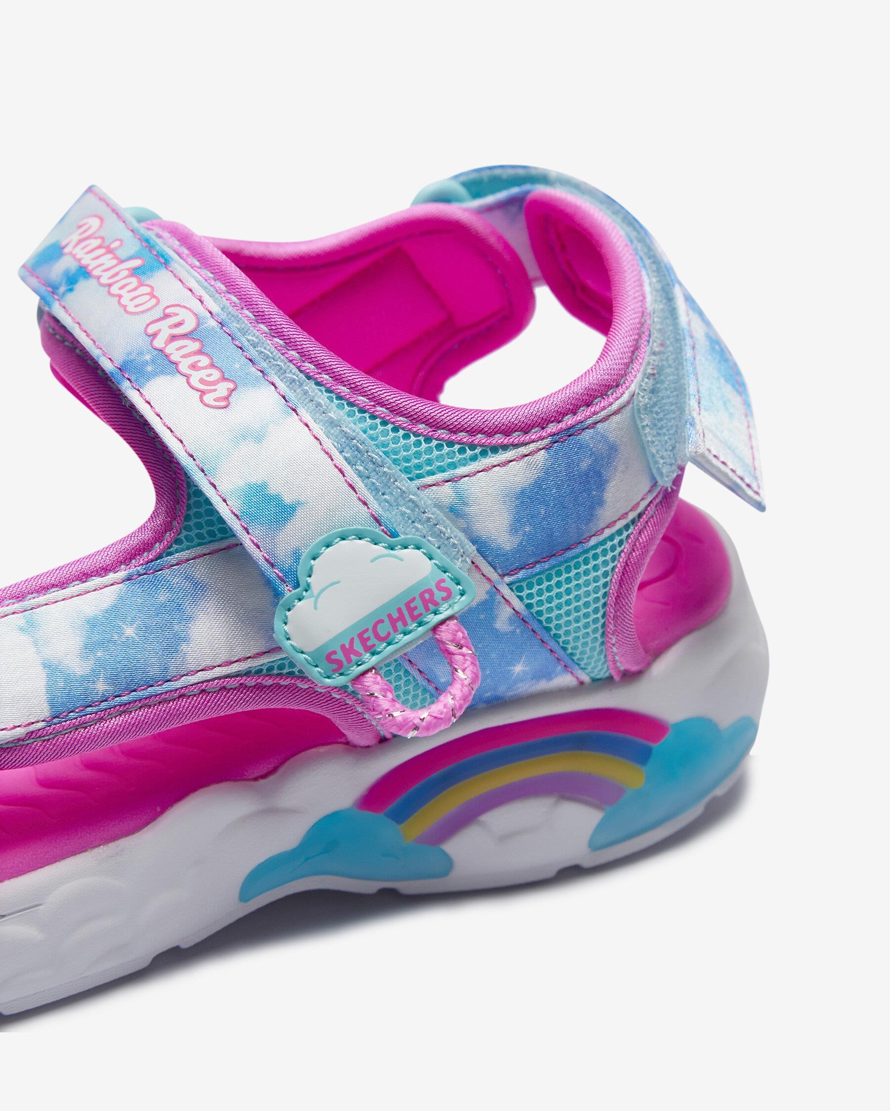Skechers Rainbow Racer Kız Çocuk Mavi Sandalet