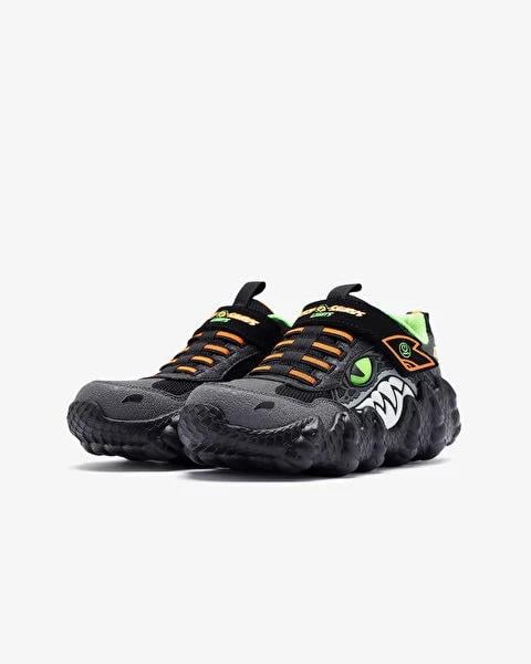 Skechers Skech-o-saurus Lights - Rapid-dino Çocuk Siyah Işıklı Spor Ayakkabı