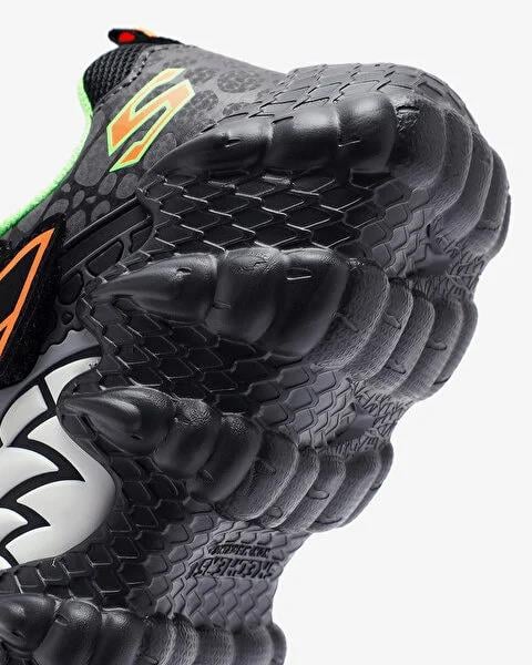 Skechers Skech-o-saurus Lights - Rapid-dino Çocuk Siyah Işıklı Spor Ayakkabı