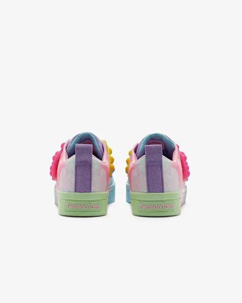 Skechers Twi-Lites 2.0 - Heart Pops Mor Kız Çocuk Spor Ayakkabı