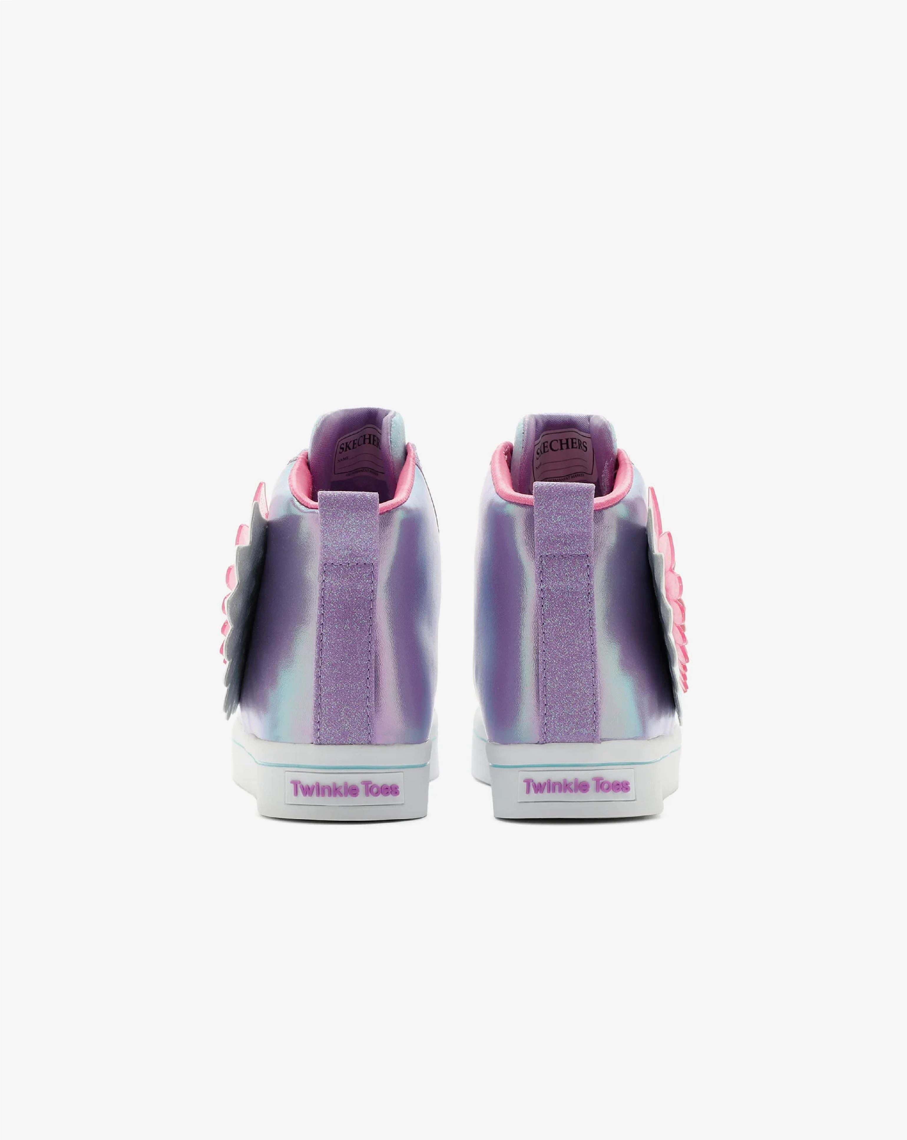 Skechers Twi-Lites 2.0 Wingsical Wish Mor Kız Çocuk Işıklı Spor Ayakkabı