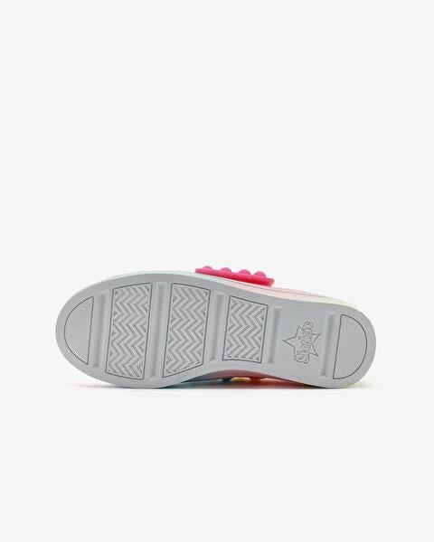 Skechers Twi-Lites 2.0 - Heart Pops Mor Kız Çocuk Spor Ayakkabı