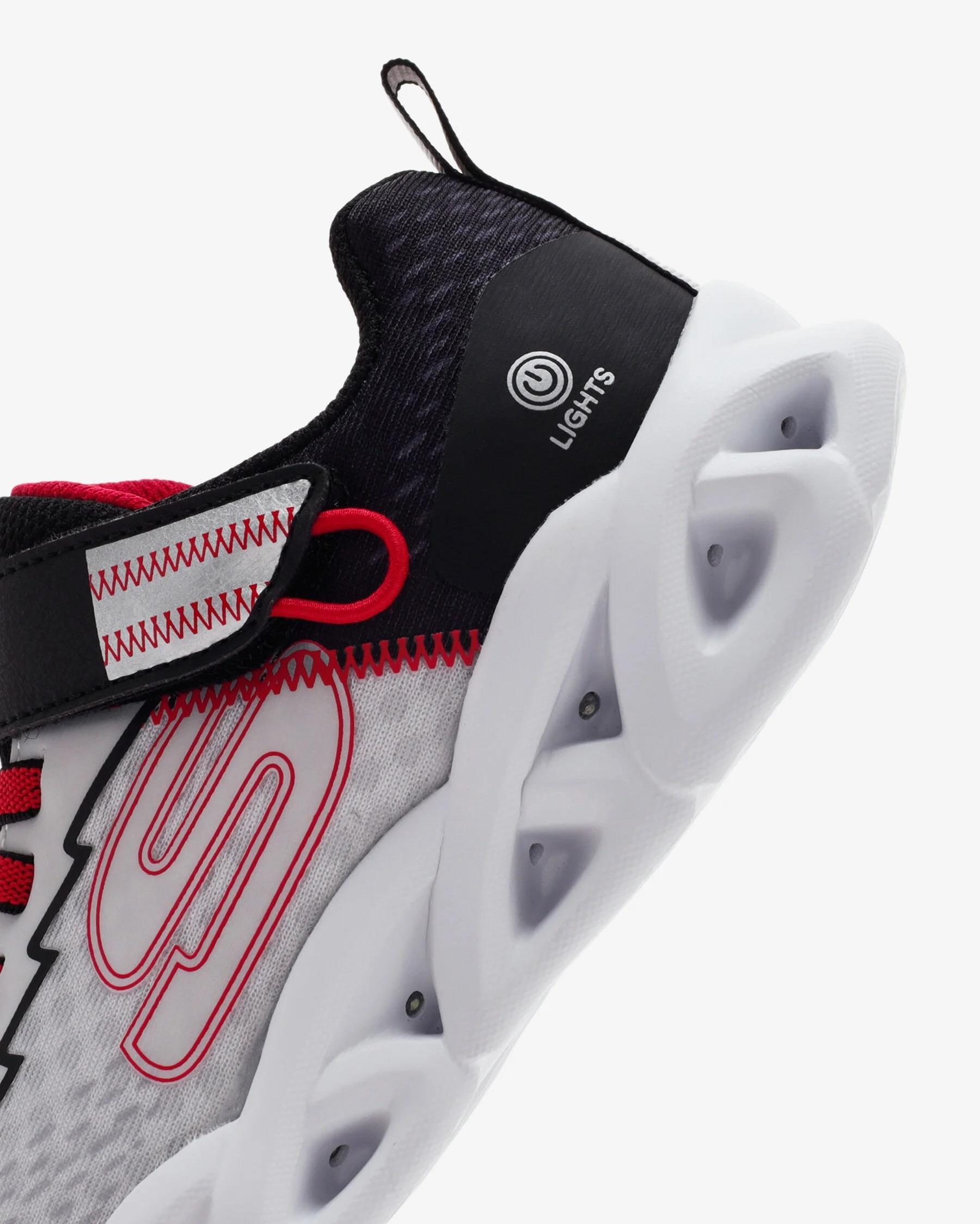 Skechers Twisty Brights 2.0 Gri Erkek Çocuk Işıklı Spor Ayakkabı