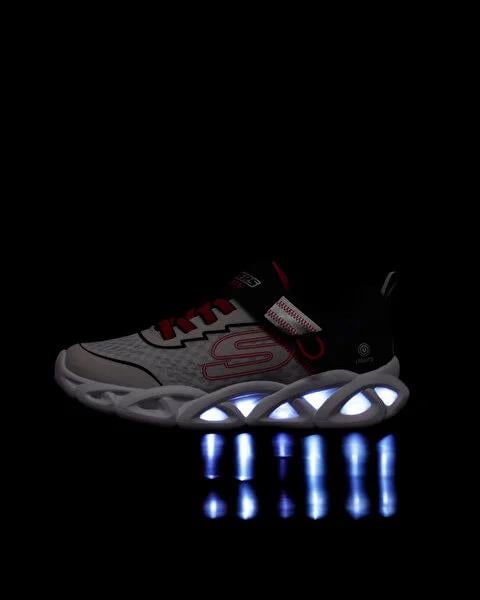 Skechers Twisty Brights 2.0 Gri Erkek Çocuk Işıklı Spor Ayakkabı