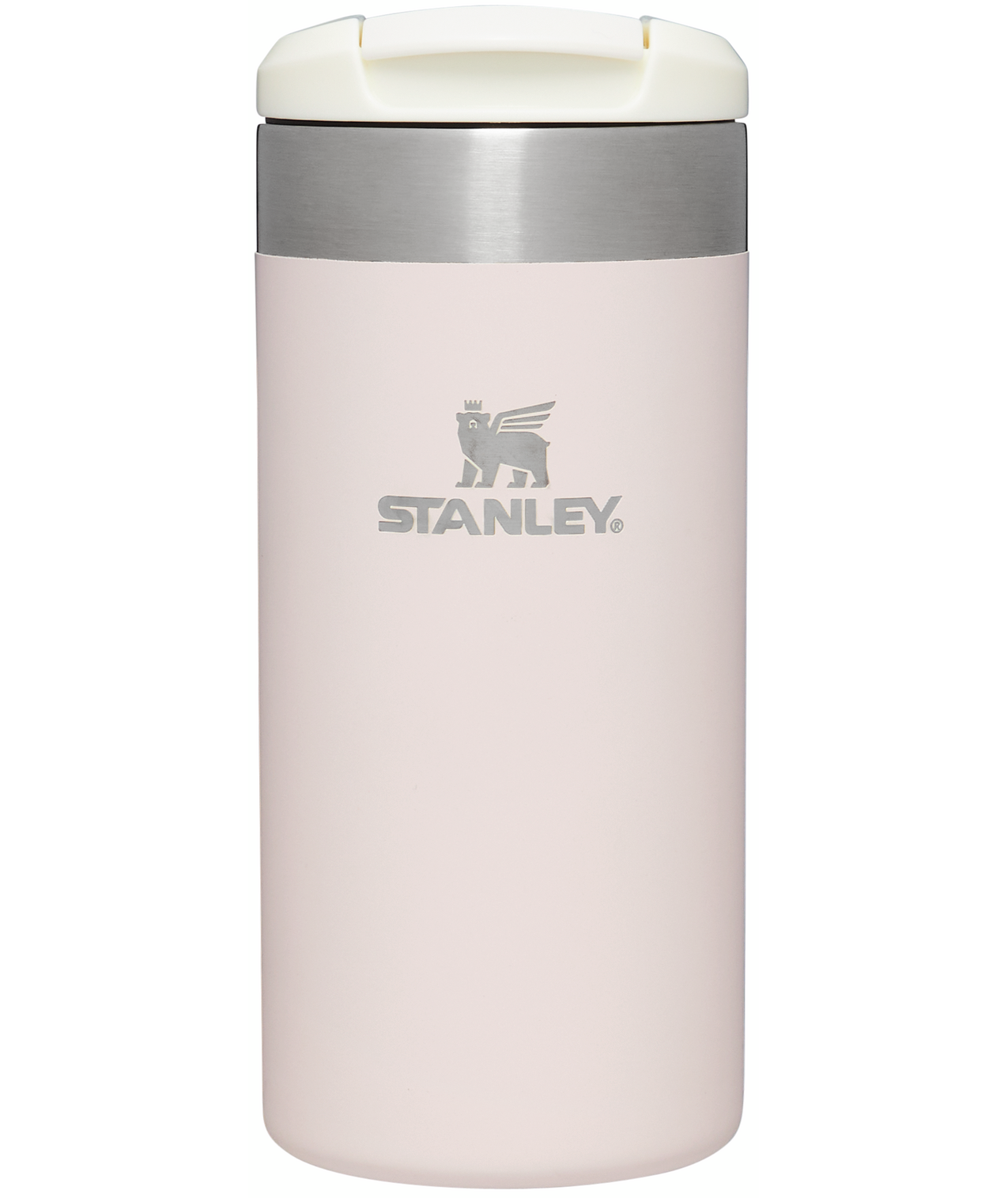 STANLEY THE AEROLIGHT TRANSIT MUG 0.35 LT / 12OZ ROSE QUARTZ METALLIC