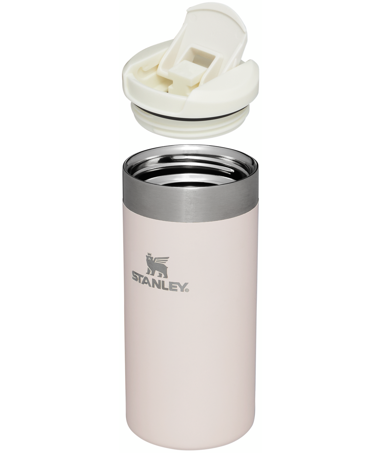 STANLEY THE AEROLIGHT TRANSIT MUG 0.35 LT / 12OZ ROSE QUARTZ METALLIC