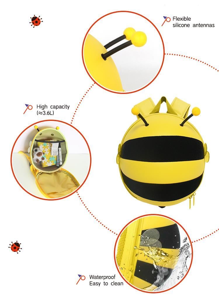 Supercute Bumble Sarı Anaokulu Sırt Çantası