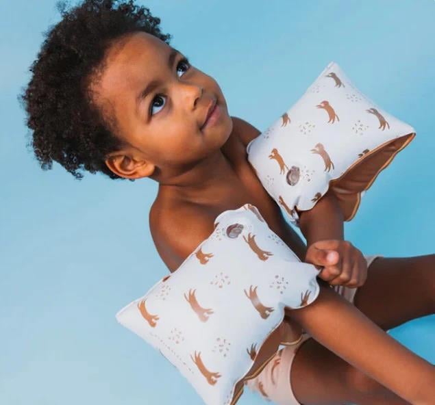 Swim Essentials Brown Leopard Şişme Yüzme Kolluğu 2-6 Yaş