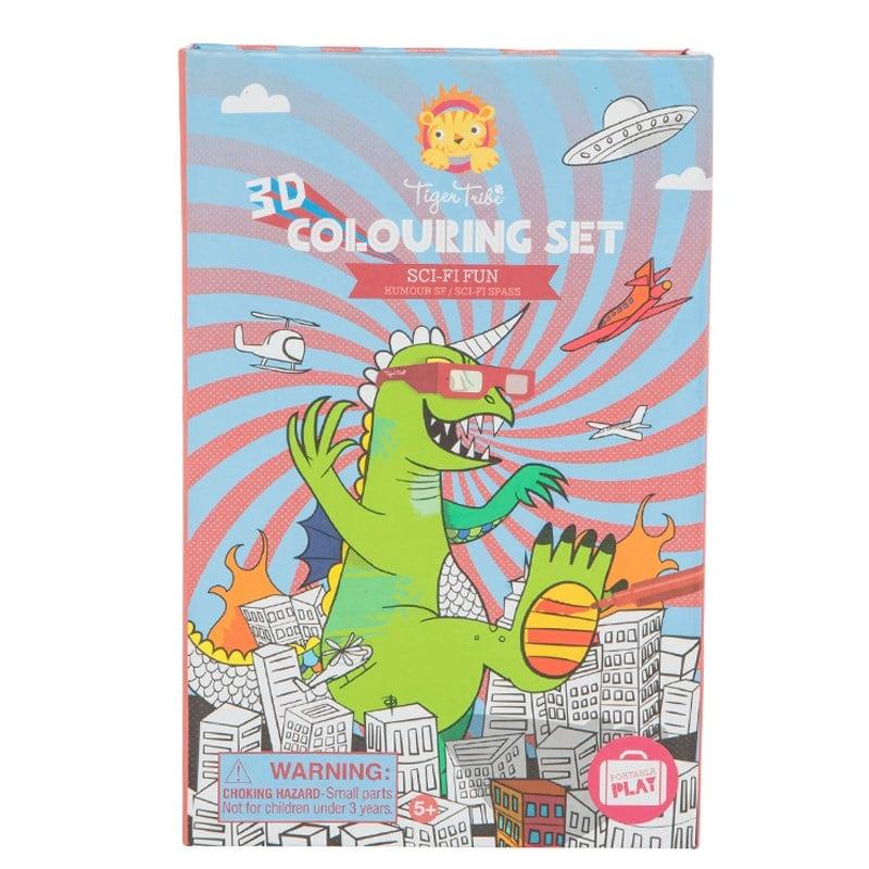 Tiger Tribe 3D Boyama Seti - Sci Fi Fun