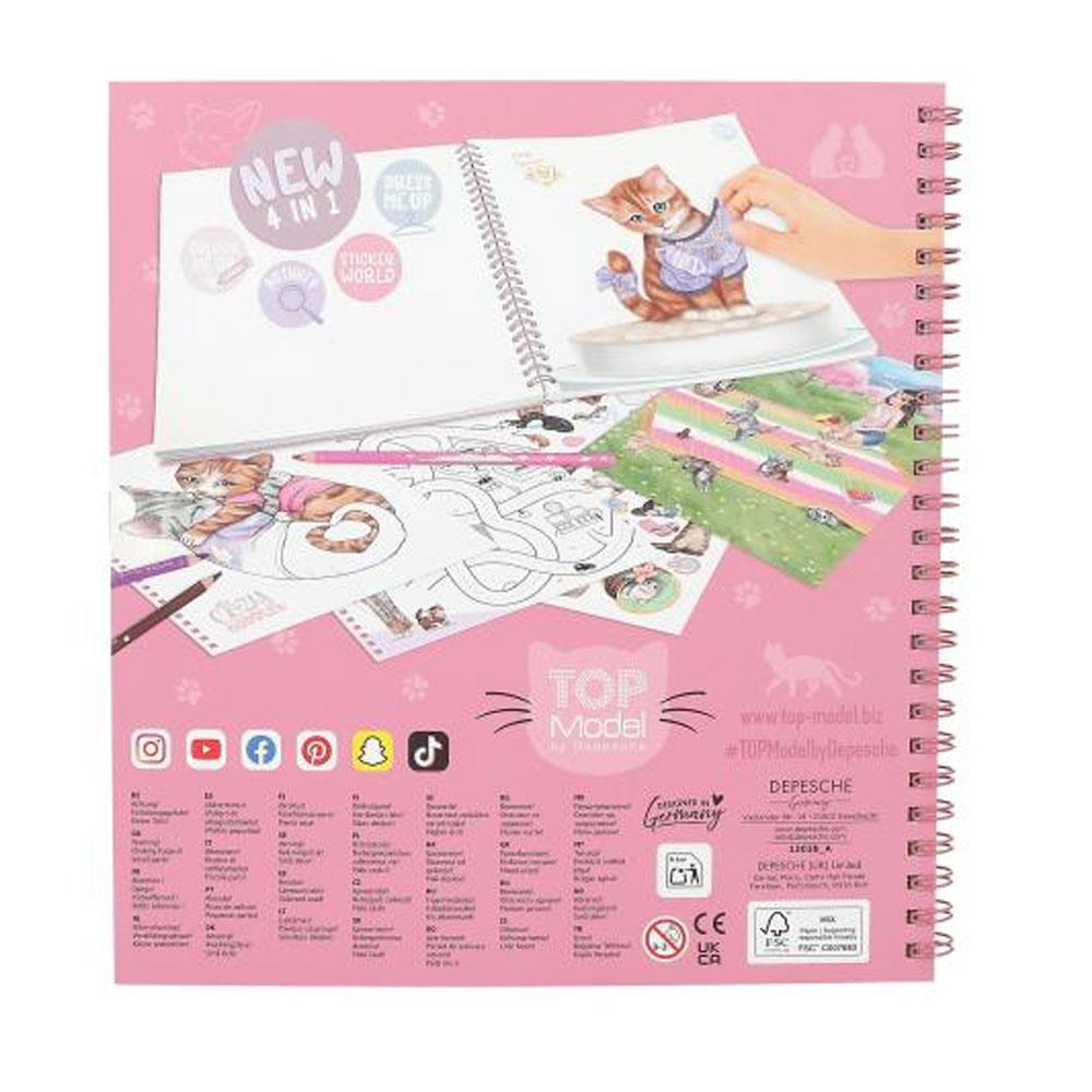 Top Model Kitty Boyama Kitabı 13038