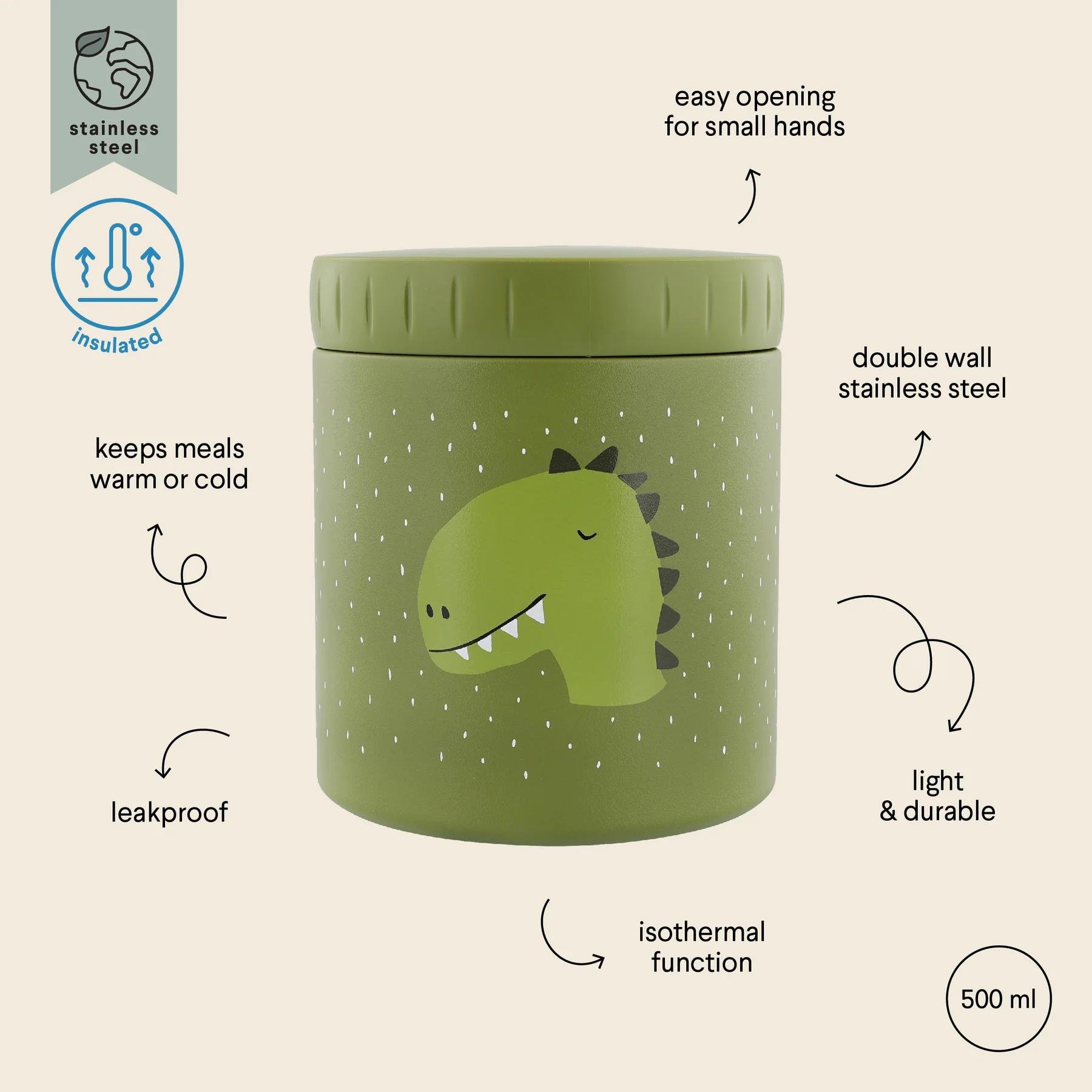 Trixie Mr.Dino 500 Ml - Termal Öğle Yemeği Kabı