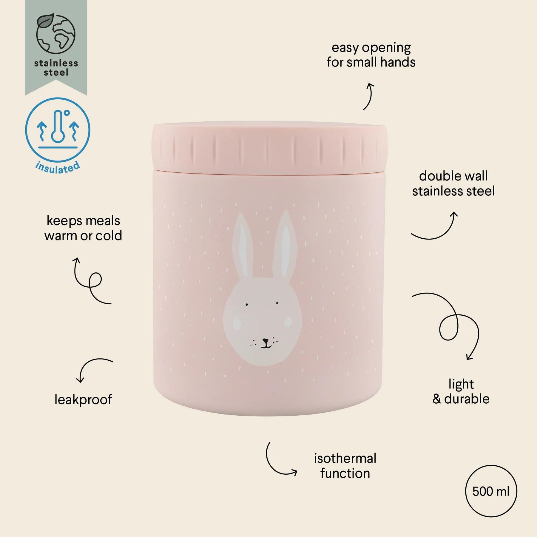 Trixie Mrs.Rabbit - Termal Yemek Kabı 500ml