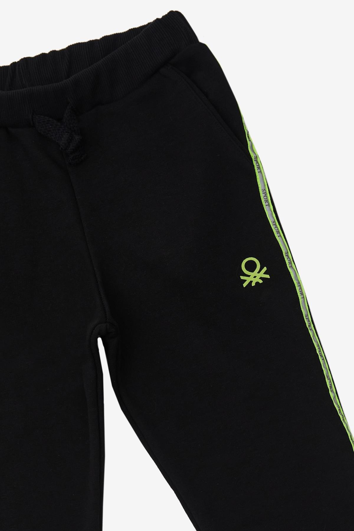 United Colors of Benetton Erkek Çocuk Siyah Jogger