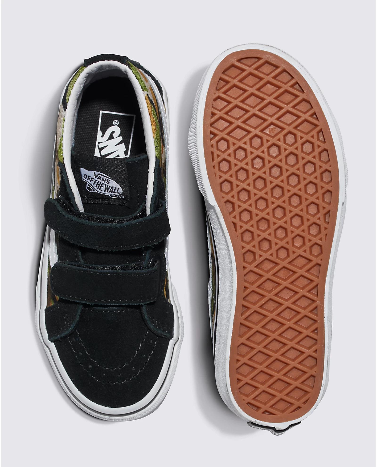 Vans UY SK8-Mid Reissue V Siyah Yeşil Erkek Çocuk Spor Ayakkabı