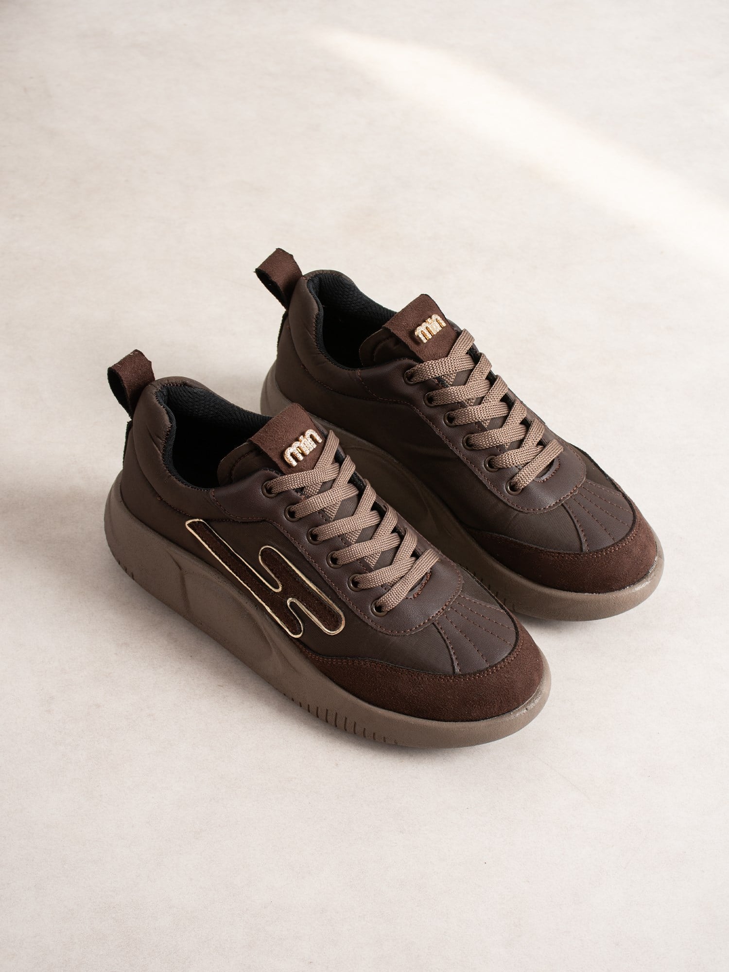 AMORA Kahve Kadın Sneakers