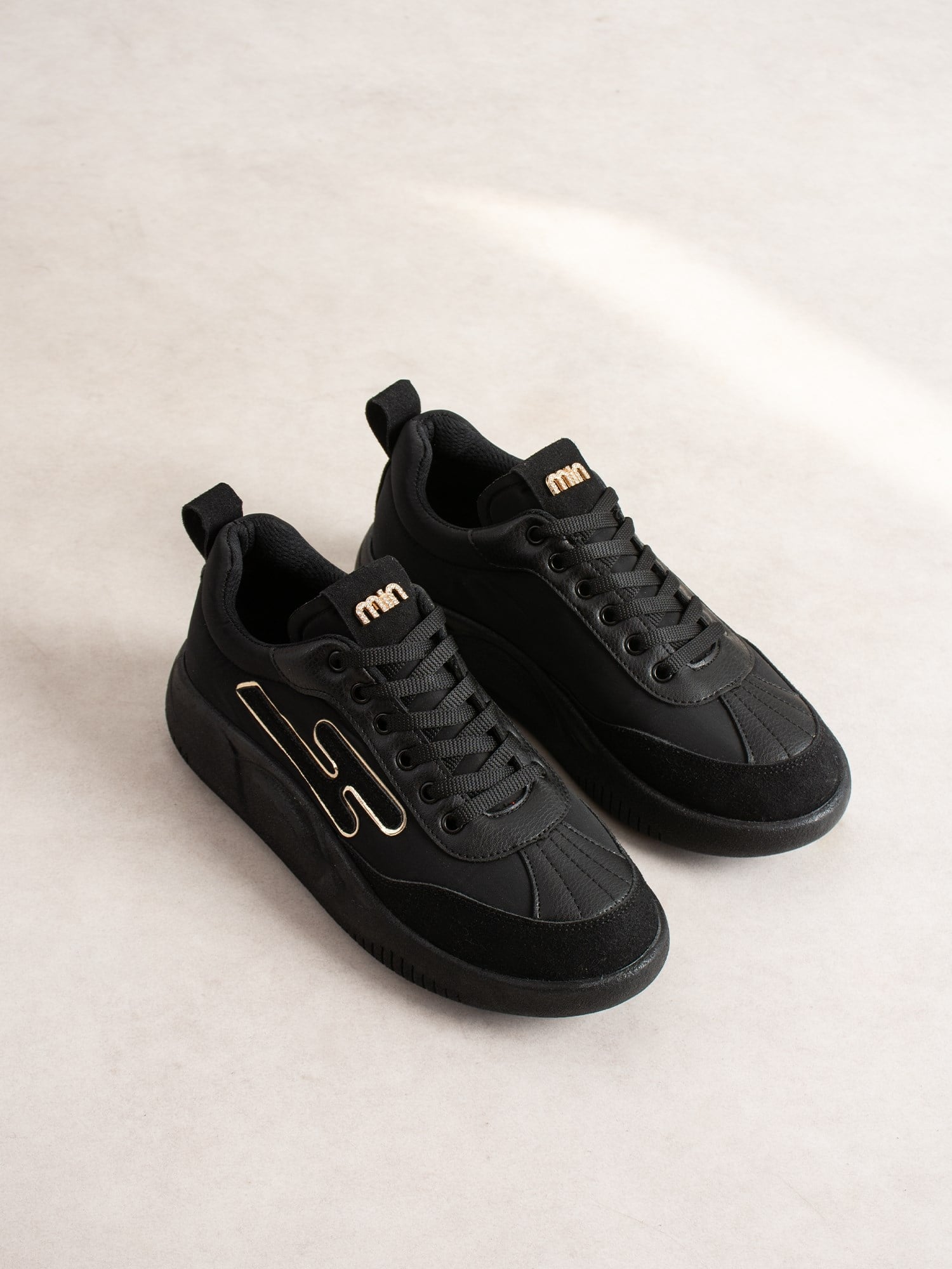 AMORA Siyah Kadın Sneakers