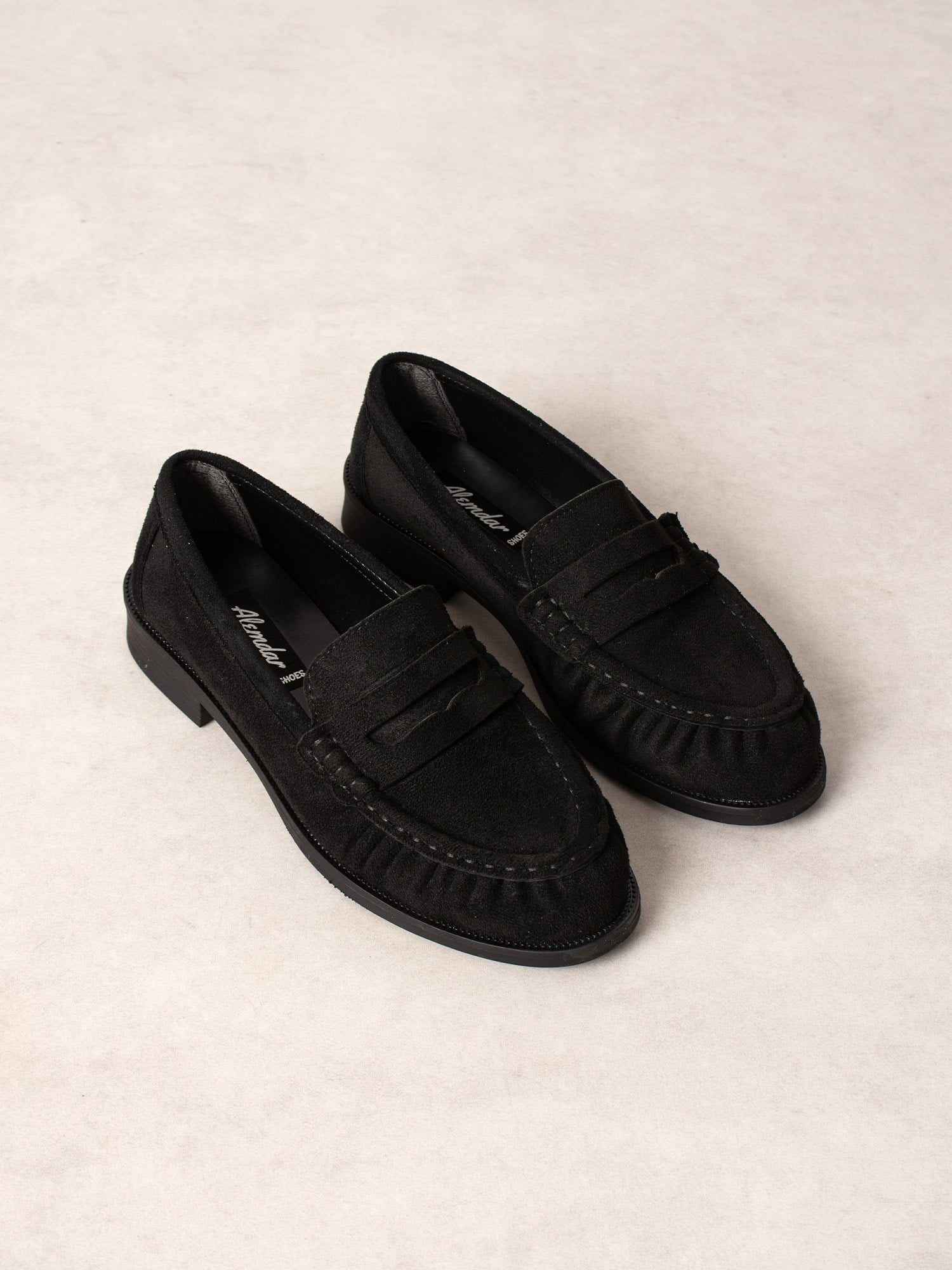 BOLLY Siyah Süet Kadın Loafer