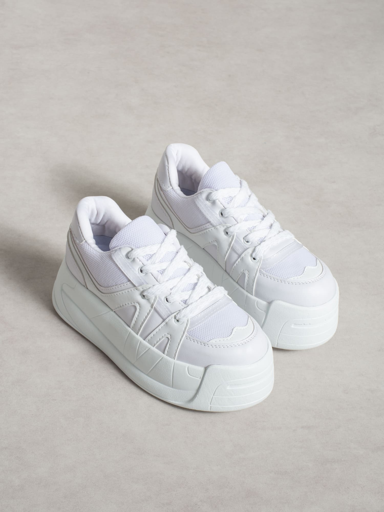CARLA Beyaz Yüksek Tabanlı Kadın Sneakers
