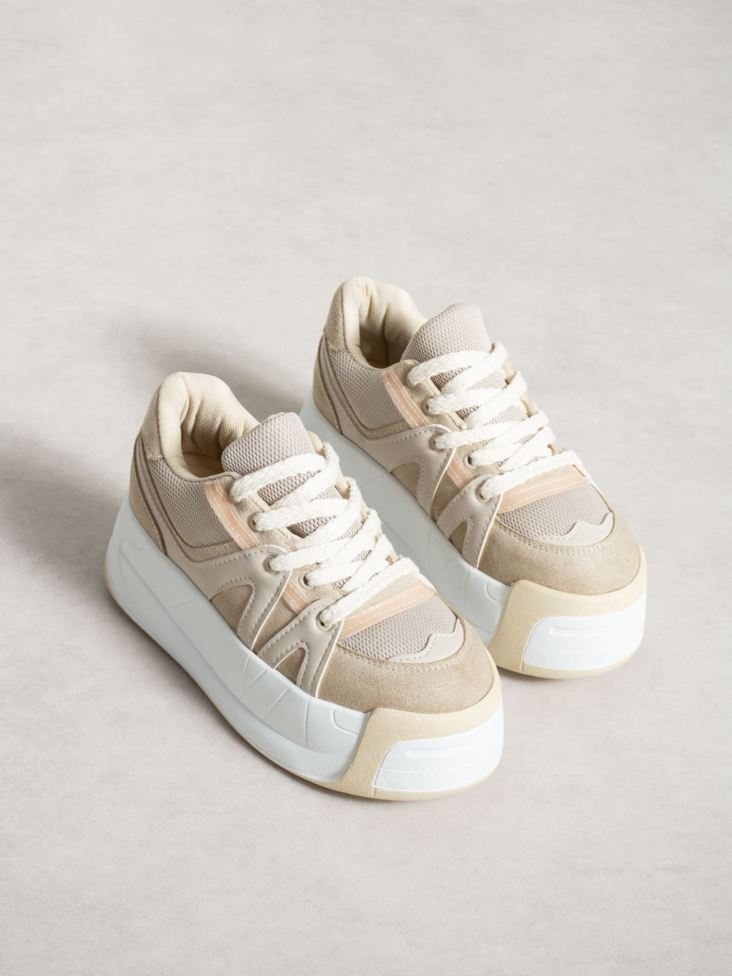 CARLA Vizon Yüksek Tabanlı Kadın Sneakers