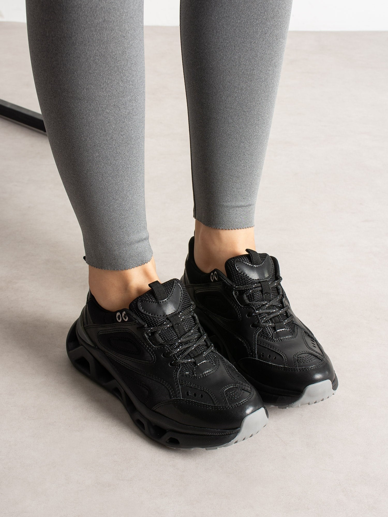 CHUNKY Siyah Kadın Sneakers