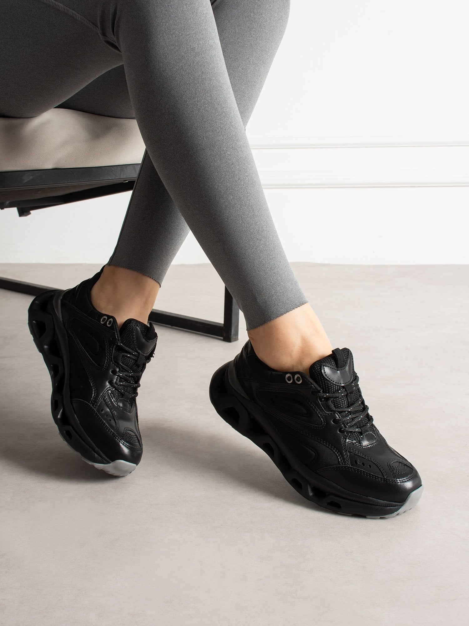 CHUNKY Siyah Kadın Sneakers