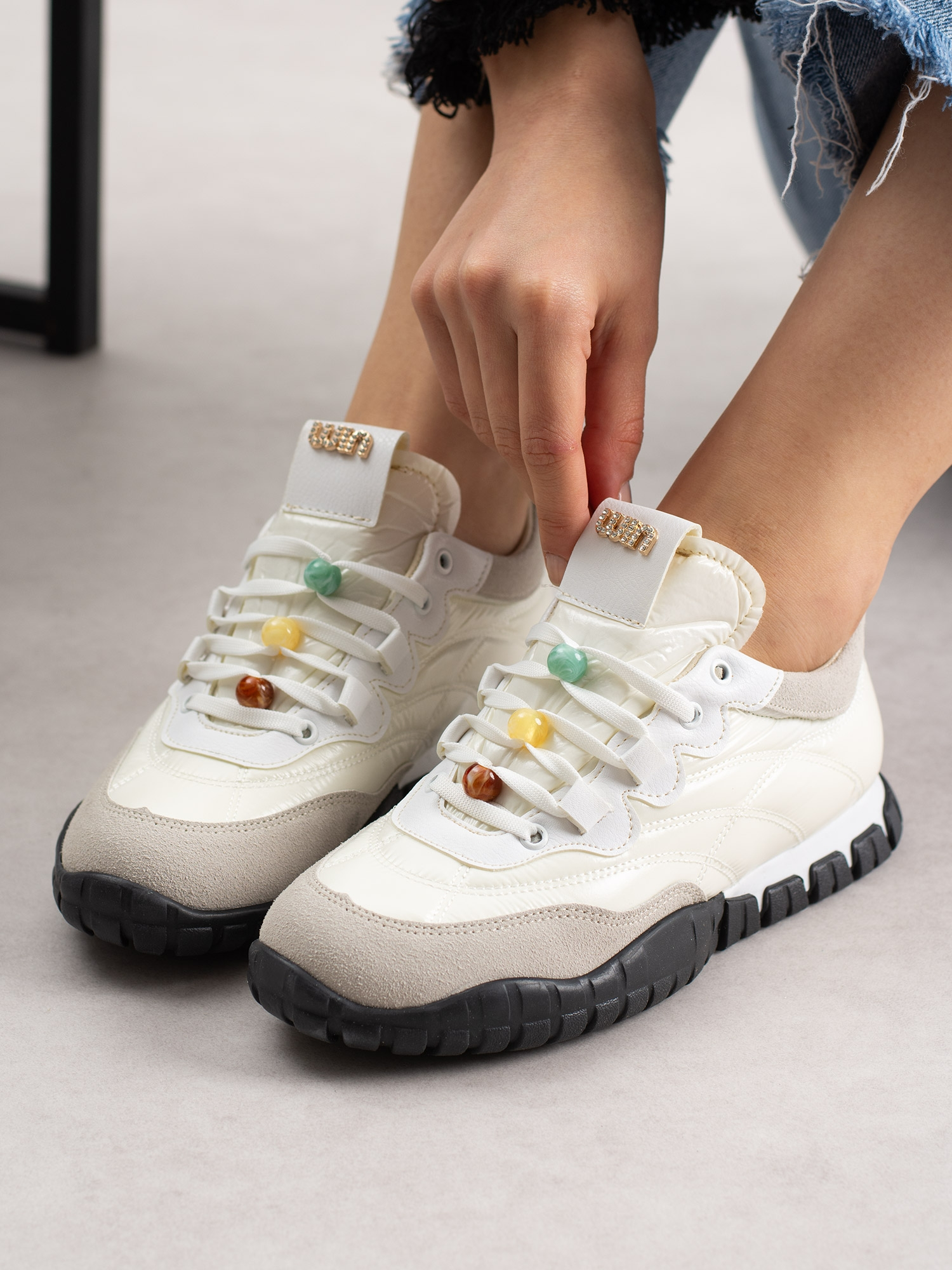 CORTİNA Beyaz Bağcıklı Kadın Sneakers