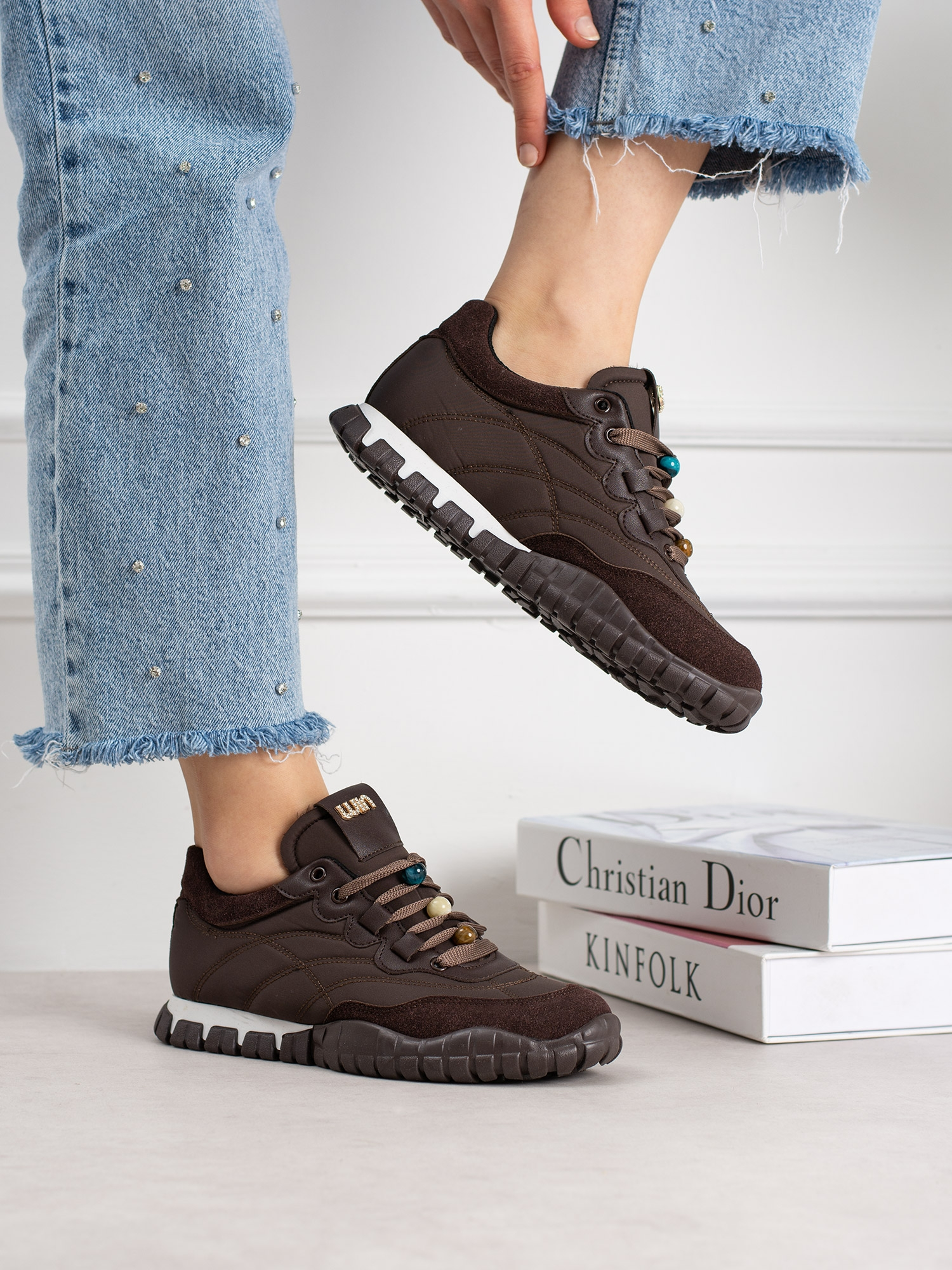 CORTİNA Kahve Bağcıklı Kadın Sneakers