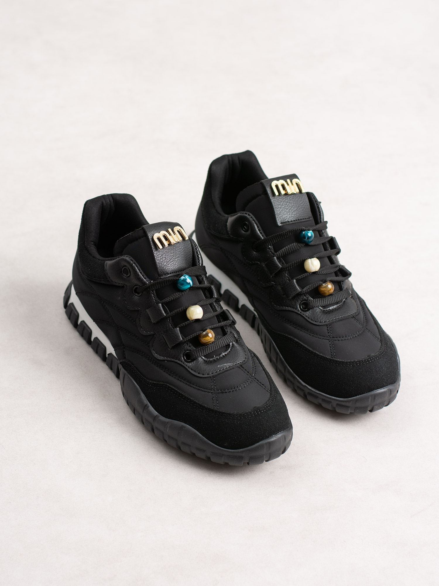 CORTİNA Siyah Bağcıklı Kadın Sneakers