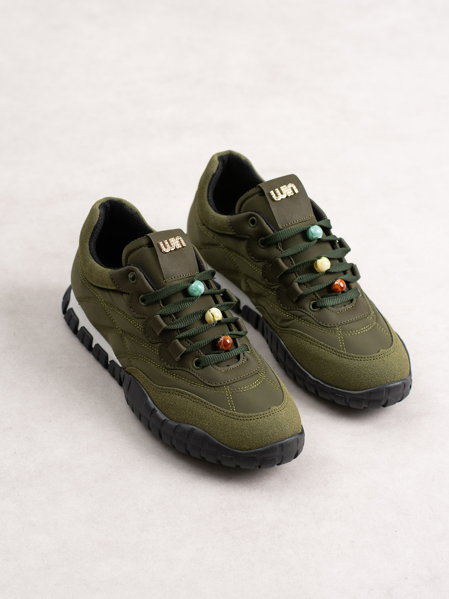 CORTİNA Yeşil Bağcıklı Kadın Sneakers