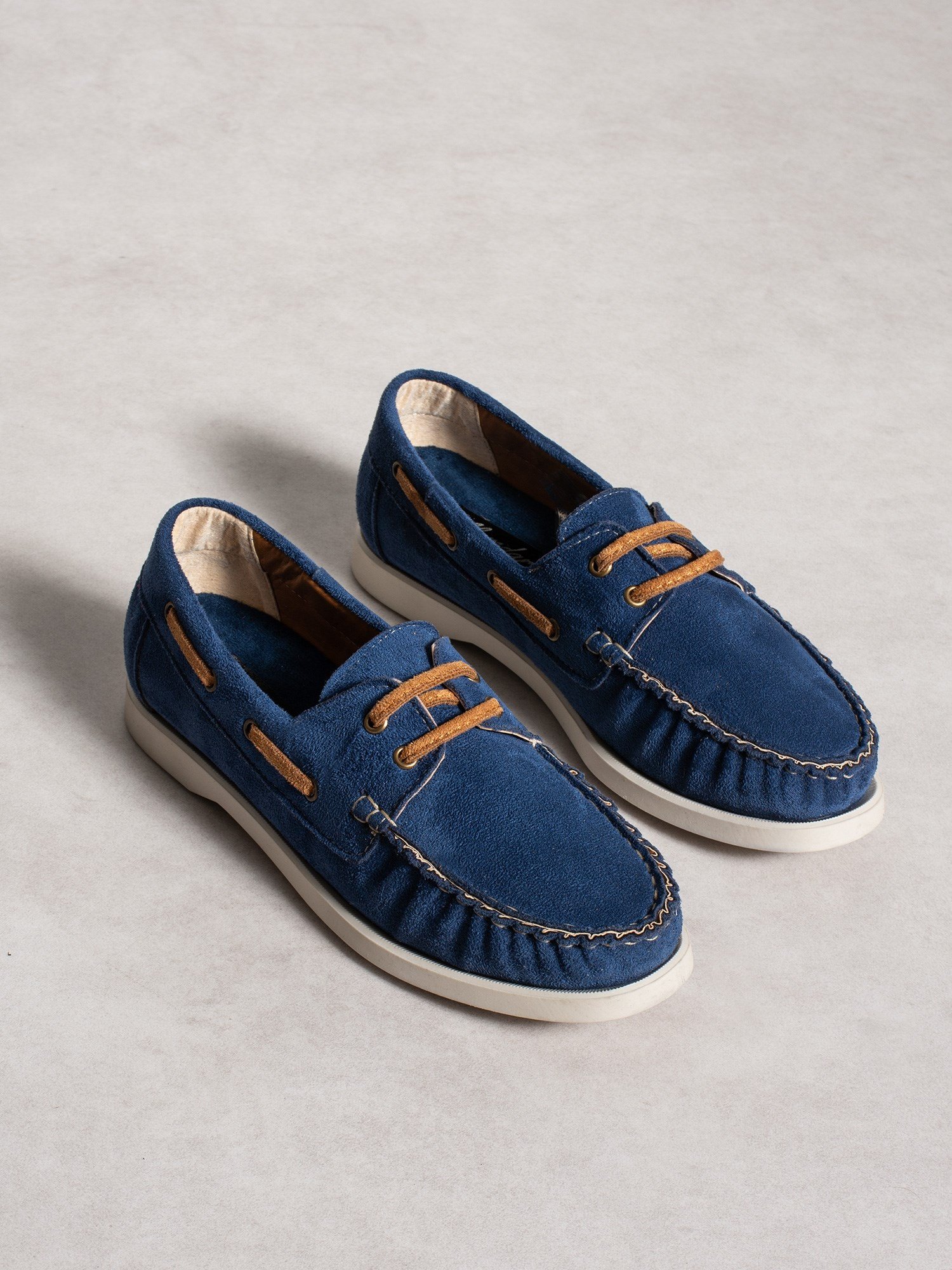 ELMAR Lacivert Bağcıklı Kadın Loafer