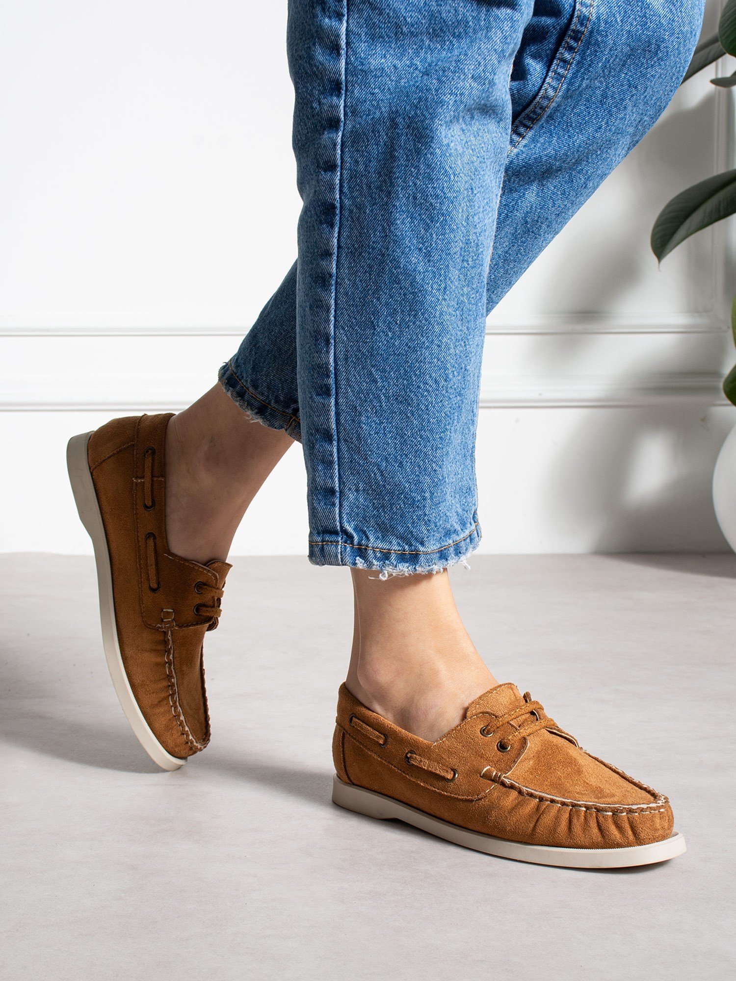 ELMAR Taba Bağcıklı Kadın Loafer