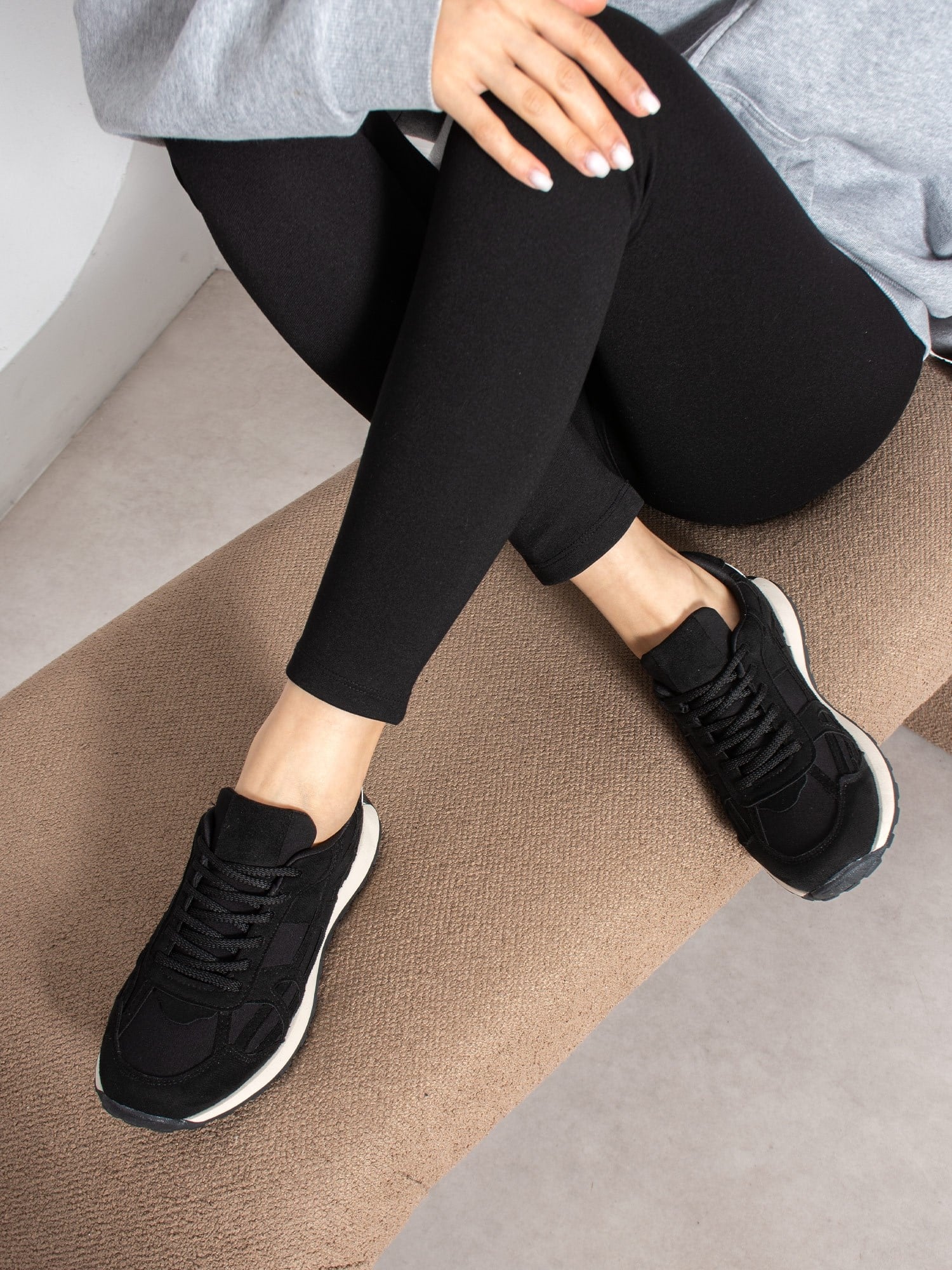 ELVİA Siyah Kadın Sneakers