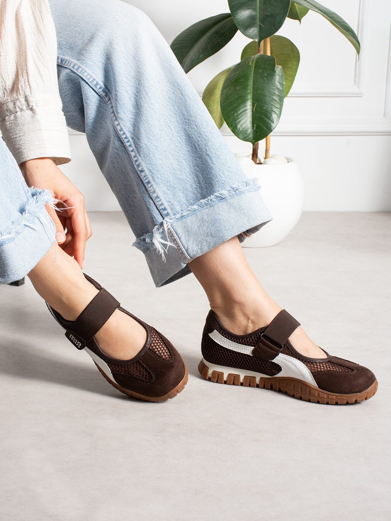 ENDO Kahve Kadın Sneakers