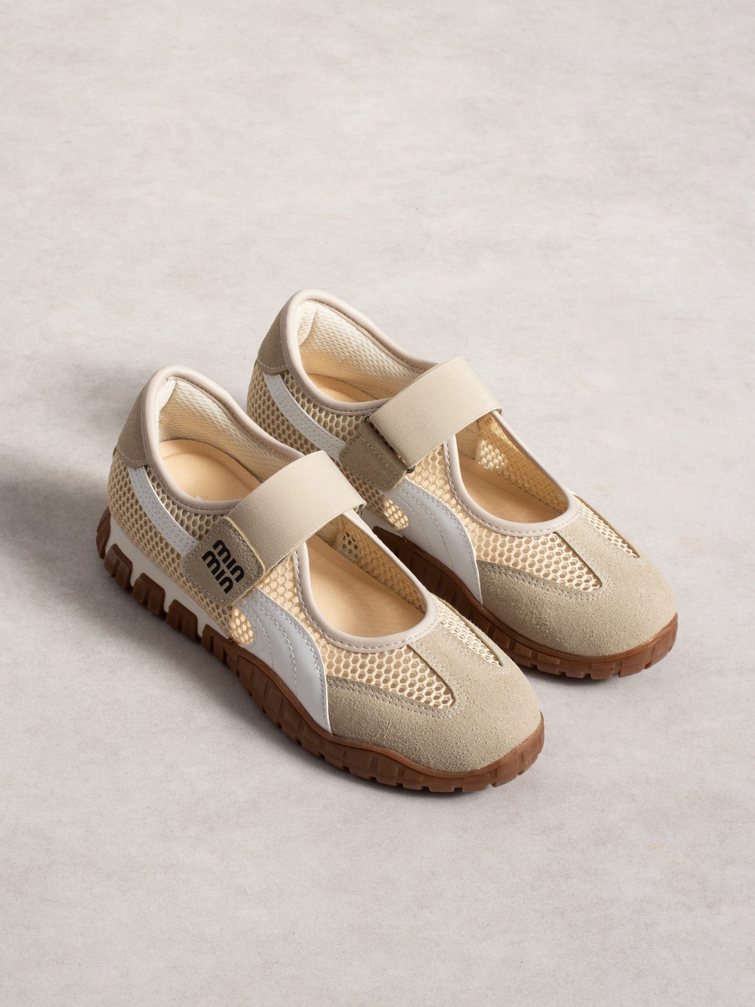 ENDO Krem Kadın Sneakers