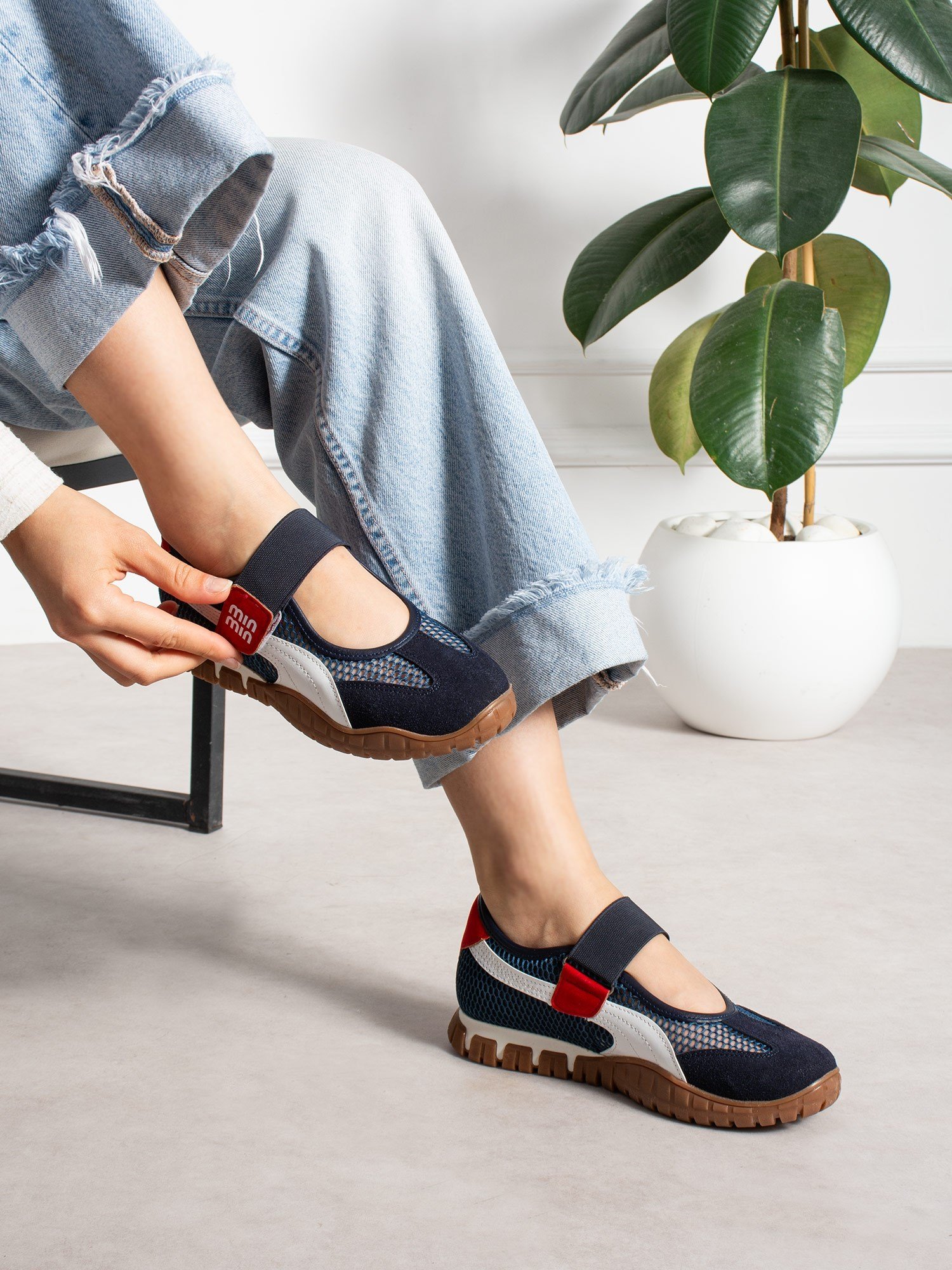ENDO Lacivert Kadın Sneakers