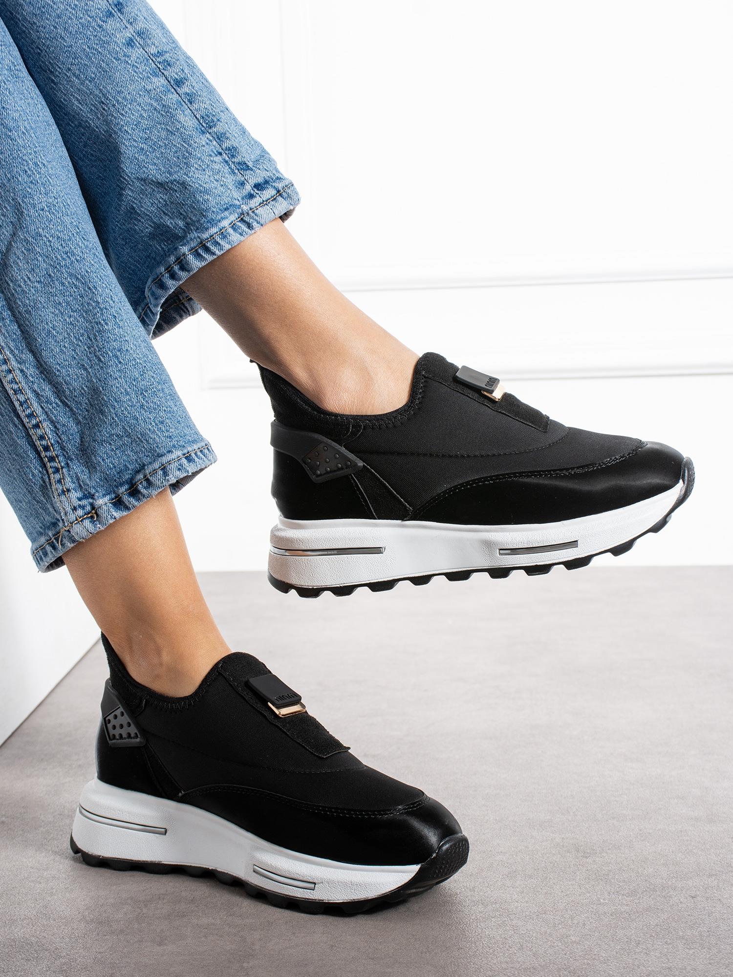 FELİSSA Siyah Bağcıksız Kadın Sneakers