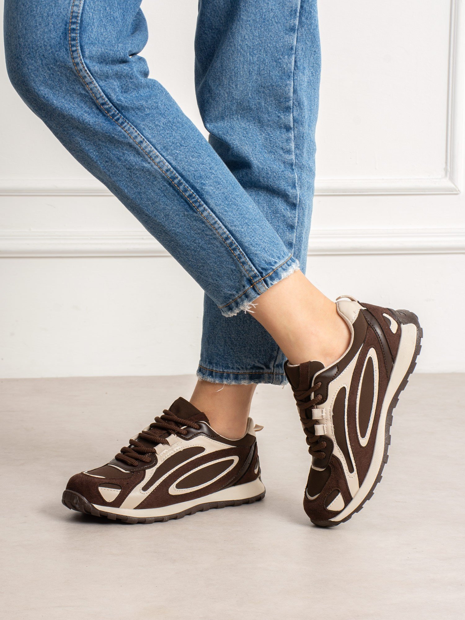 KEVER Kahve Kadın Sneakers