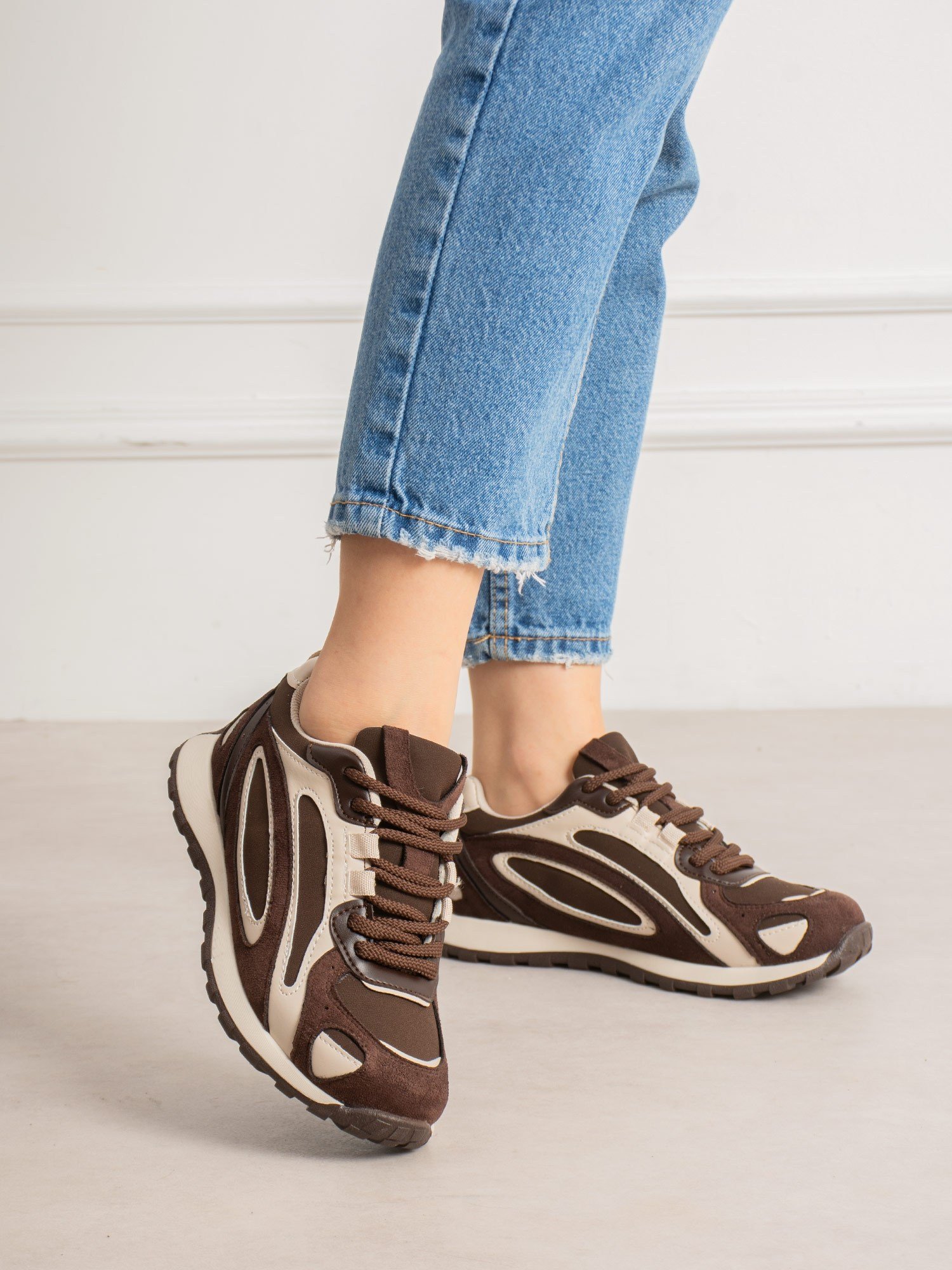 KEVER Kahve Kadın Sneakers